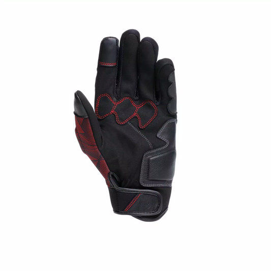 Luva Dainese Ermex Preto e Vermelho Lava