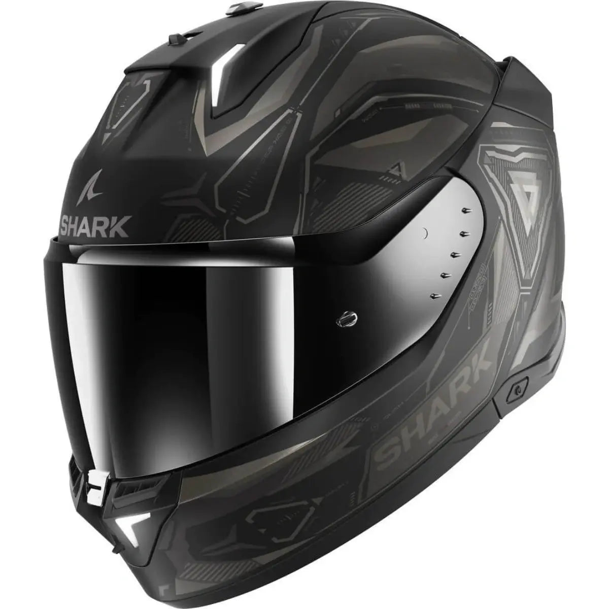 Capacete Shark Skwal I3 Linik Preto e Cinza (KAA)