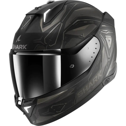 Capacete Shark Skwal I3 Linik Preto e Cinza (KAA)