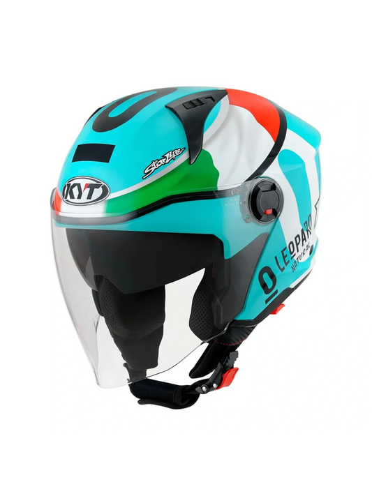 Capacete Kyt D-City Dennis Foggia Leopard Replica