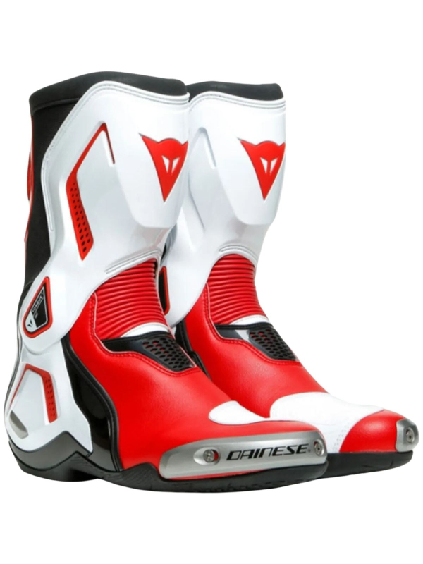 Bota Dainese Torque 3 Out Preto Branco Vermelho Lava