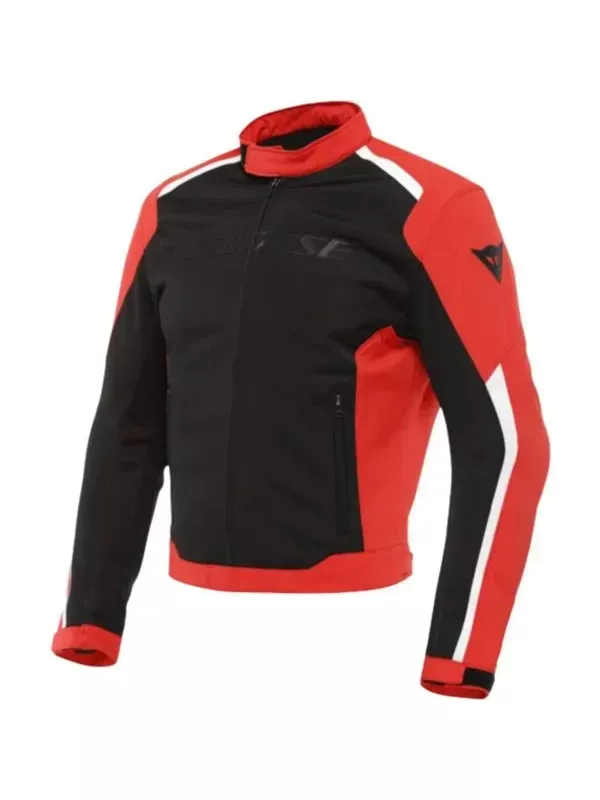 Jaqueta Dainese HydraFlux 2 Air D-Dry Preto e Vermelho Lava