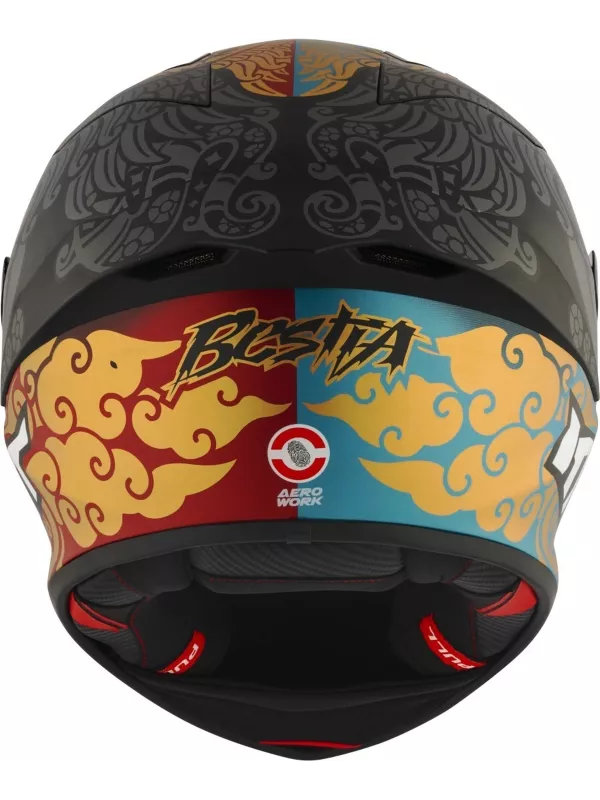 Capacete Kyt KX-1 Race Gp Bastianini Idn Rep 23 Fosco