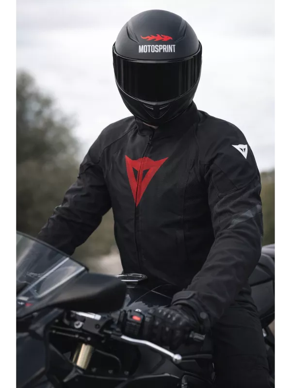 Jaqueta Dainese Herosphere Air Preto e Vermelho Diamante