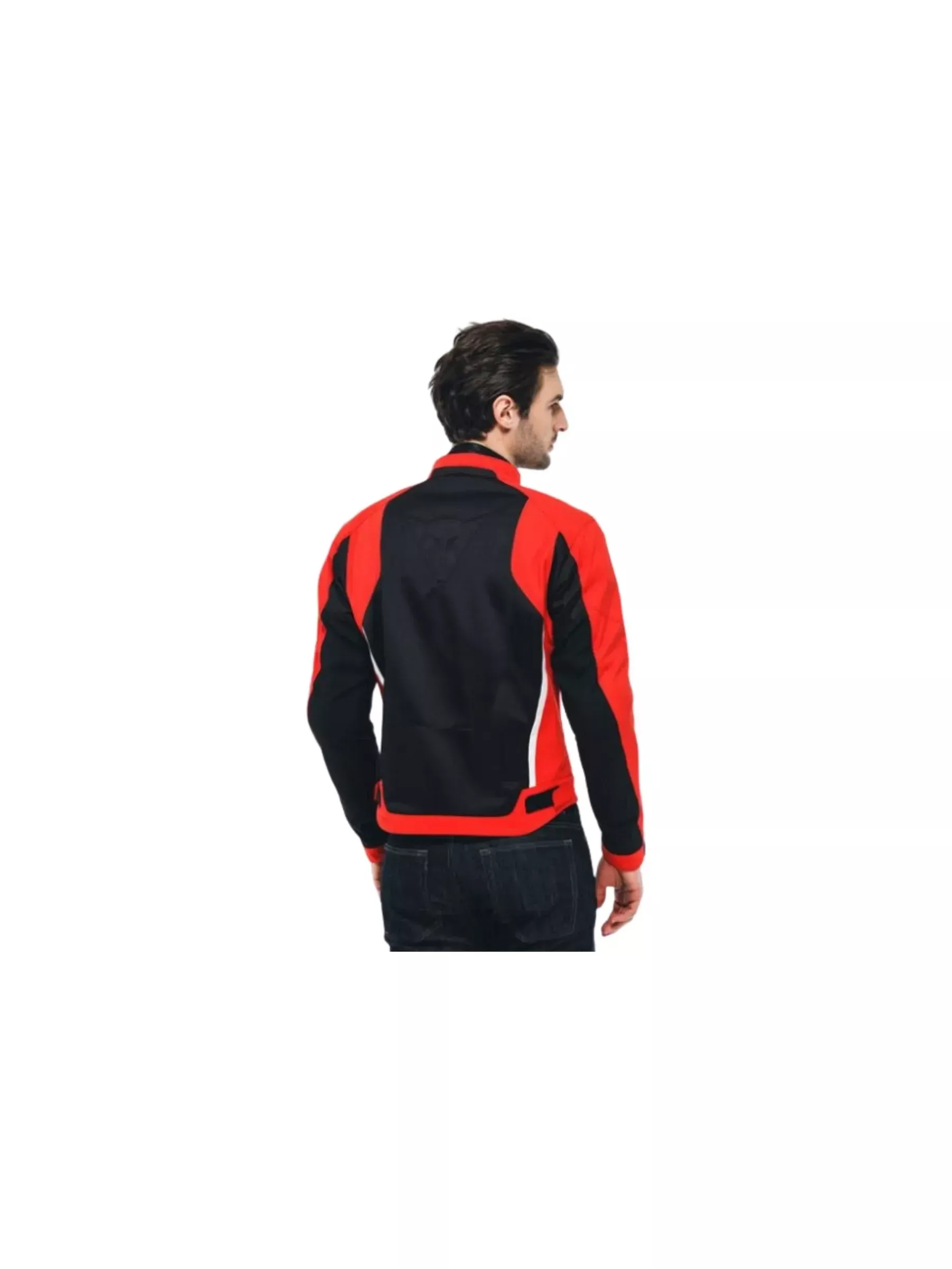 Jaqueta Dainese HydraFlux 2 Air D-Dry Preto e Vermelho Lava