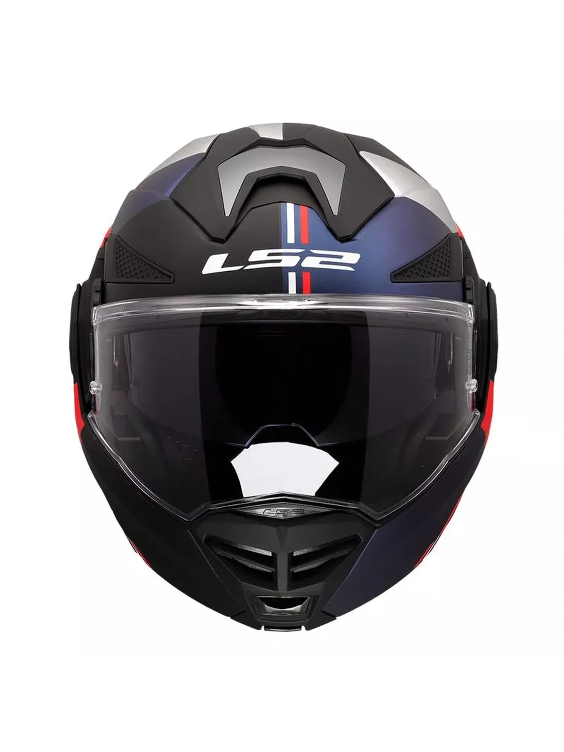 Capacete Ls2 Advant X Ff901 Nova Pto/Azul/Verm Fosco