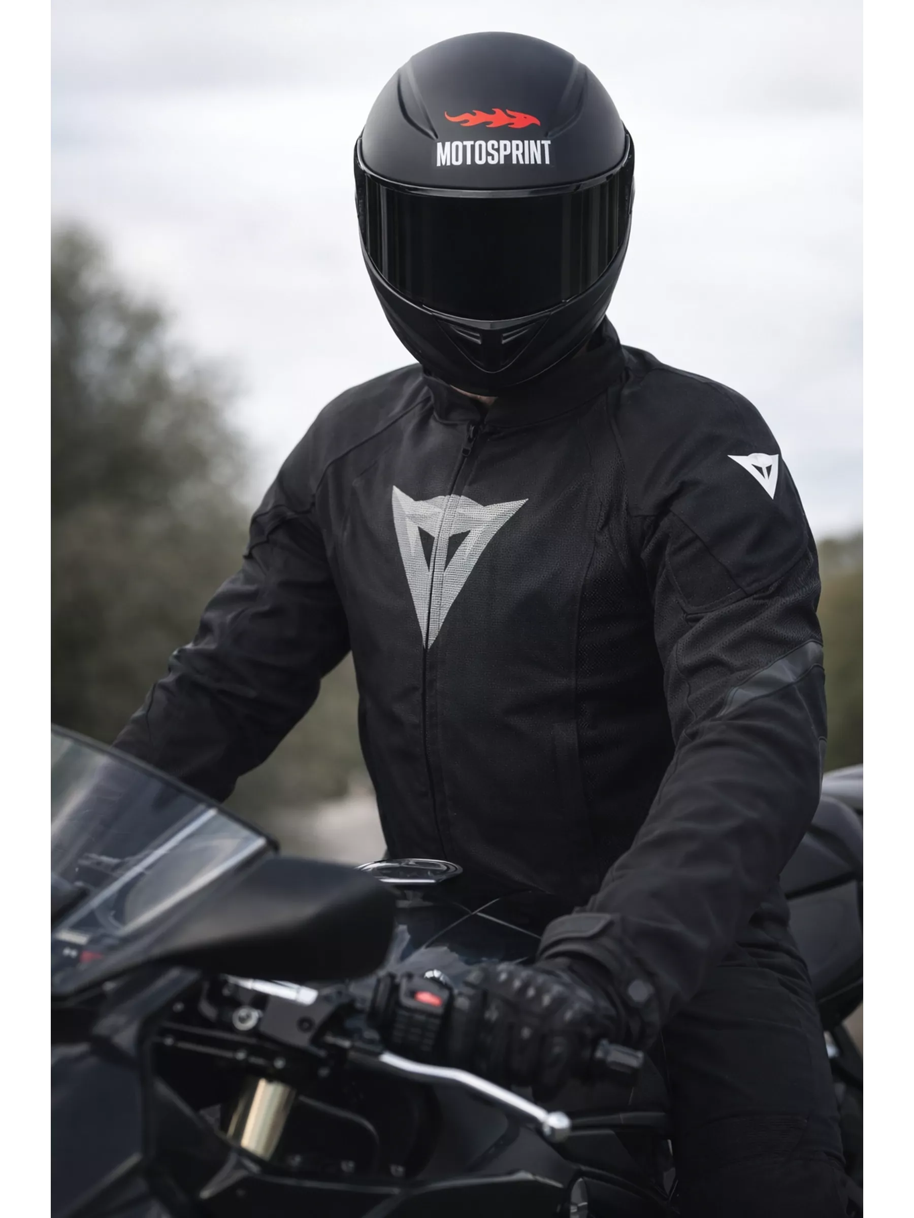 Dainese バイクジャケット サイズ50 黒白 Jaqueta Dainese Herosphere Air Preto e Branco Diamante