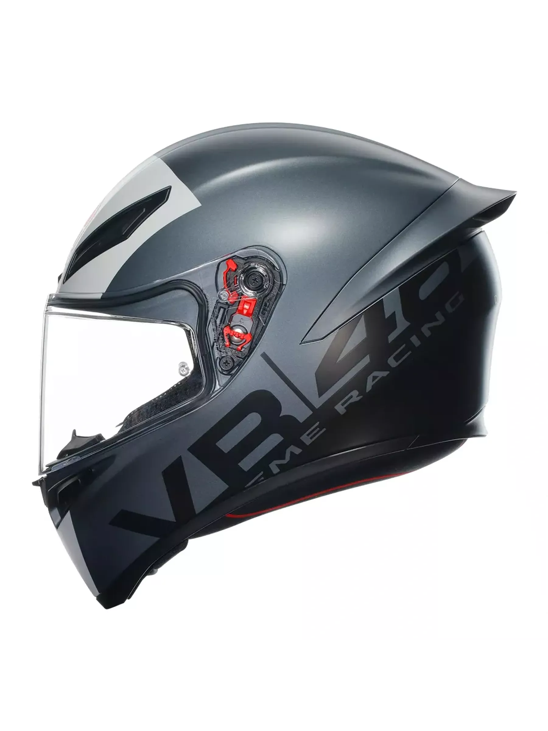 セキュリティ・セーフティ agv k1 Capacete Agv K1 S Limit 46 Titanium Fosco