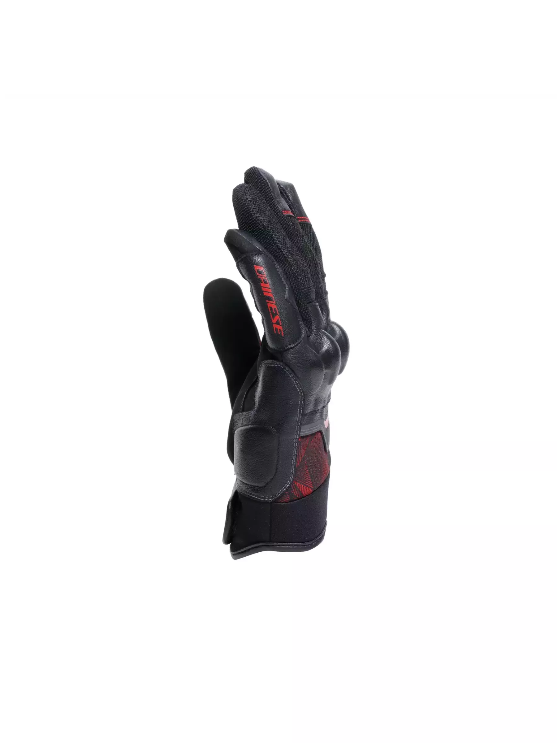 Luva Dainese Ermex Preto e Vermelho Lava
