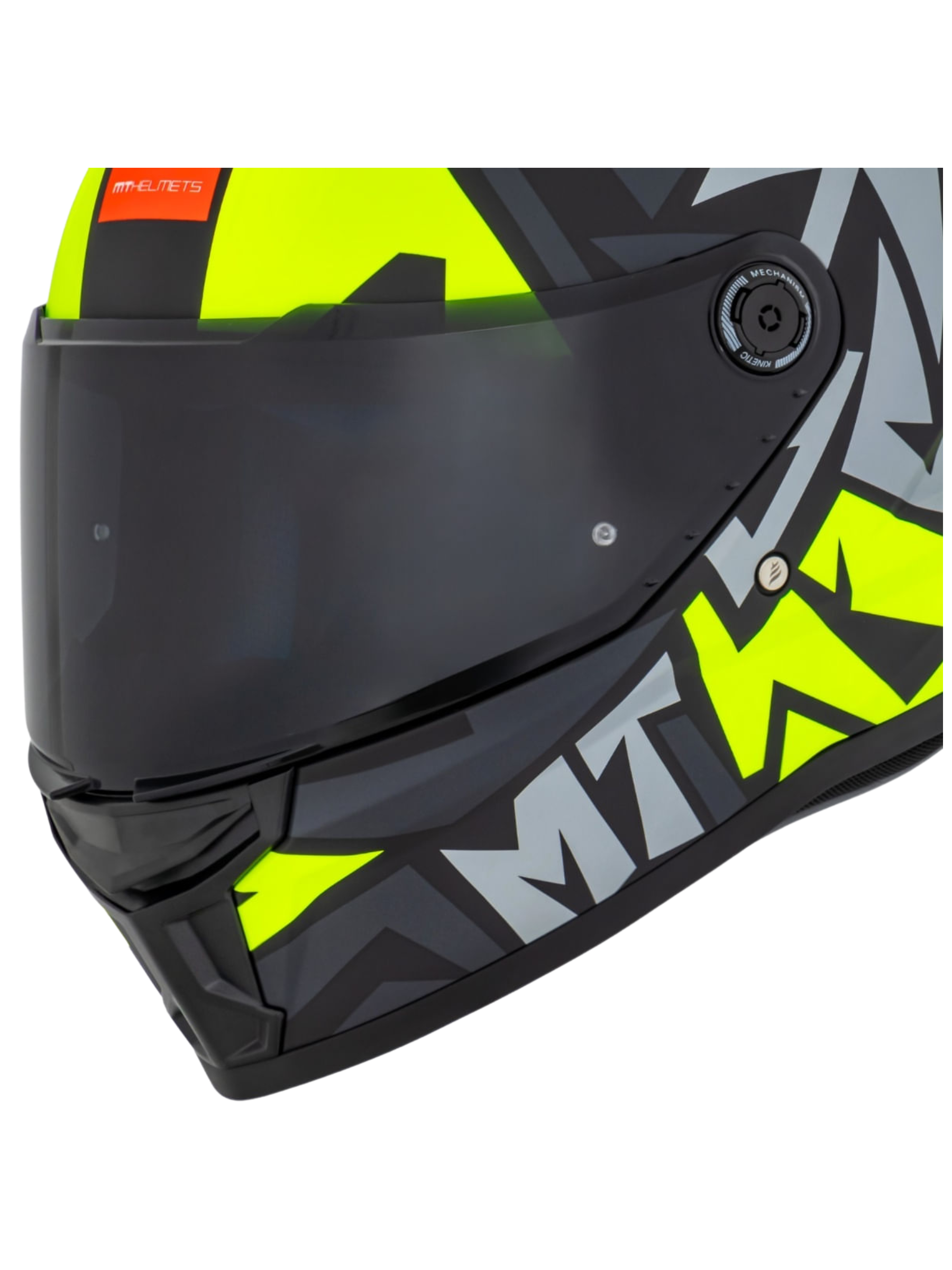 Capacete MT Helmets Stinger 2 Meld B3 - Matt Yellow Fluo